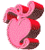 Gif animé coeur Titi